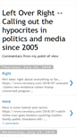Mobile Screenshot of leftoverright.blogspot.com