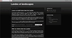 Desktop Screenshot of landscapesdeslandes.blogspot.com