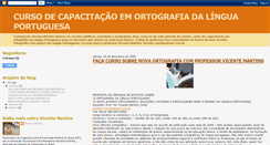 Desktop Screenshot of acordo-ortografia-portuguesa.blogspot.com