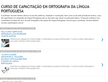 Tablet Screenshot of acordo-ortografia-portuguesa.blogspot.com
