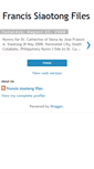 Mobile Screenshot of francissiaotongfiles.blogspot.com