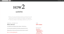 Desktop Screenshot of how2updates.blogspot.com