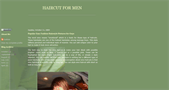 Desktop Screenshot of haircutformen.blogspot.com