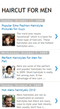Mobile Screenshot of haircutformen.blogspot.com