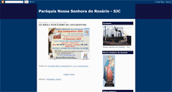Desktop Screenshot of nossasenhorarosariosjc.blogspot.com