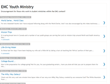 Tablet Screenshot of emc-youth-ministry.blogspot.com