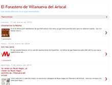 Tablet Screenshot of elforasterodevillanueva.blogspot.com