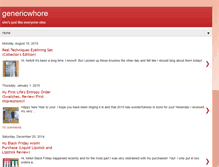 Tablet Screenshot of genericwhore.blogspot.com