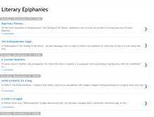 Tablet Screenshot of literaryepiphanies.blogspot.com