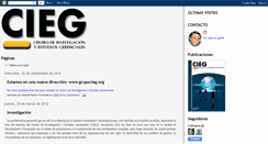 Desktop Screenshot of cieg.blogspot.com