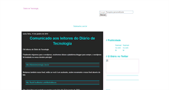 Desktop Screenshot of diariodetecnologia.blogspot.com