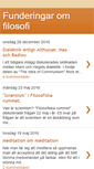 Mobile Screenshot of filosofifunderingar.blogspot.com