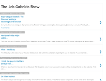 Tablet Screenshot of jebgolinkinshow.blogspot.com