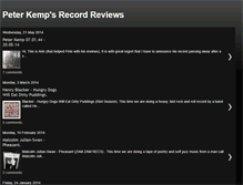 Tablet Screenshot of peterkempsrecordreviews.blogspot.com
