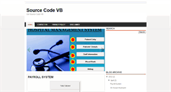 Desktop Screenshot of freesourcecodevisualbasic.blogspot.com