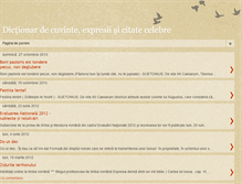 Tablet Screenshot of dictionar-citate.blogspot.com