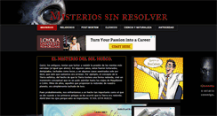 Desktop Screenshot of misteriossinresover.blogspot.com