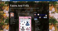 Desktop Screenshot of fawnsandfrills.blogspot.com