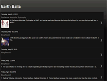 Tablet Screenshot of earthballa.blogspot.com