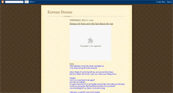Desktop Screenshot of korean-dream.blogspot.com