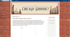 Desktop Screenshot of chicagogourmet.blogspot.com