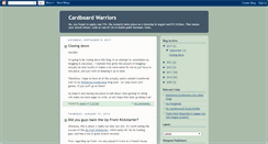 Desktop Screenshot of cardboard-warriors.blogspot.com