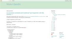 Desktop Screenshot of mukulgandhi.blogspot.com