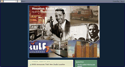 Desktop Screenshot of houstonradiohistory.blogspot.com
