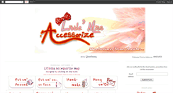 Desktop Screenshot of little-miss-accessorize.blogspot.com