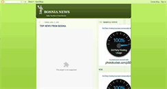Desktop Screenshot of bosnianews.blogspot.com