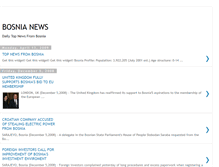 Tablet Screenshot of bosnianews.blogspot.com