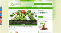 Desktop Screenshot of nutribenessere.blogspot.com