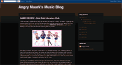 Desktop Screenshot of angrymaarkmusicblog.blogspot.com