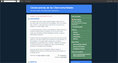 Desktop Screenshot of cibercomunidades.blogspot.com