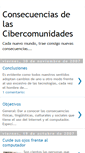 Mobile Screenshot of cibercomunidades.blogspot.com