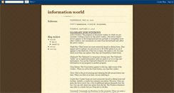 Desktop Screenshot of informationworld-gopalakrishnan.blogspot.com