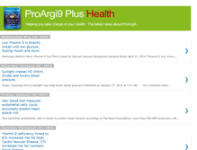 Tablet Screenshot of proargi9plushealth.blogspot.com