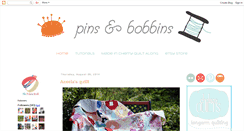 Desktop Screenshot of pinsandbobbins.blogspot.com