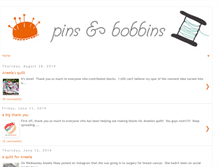 Tablet Screenshot of pinsandbobbins.blogspot.com