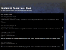 Tablet Screenshot of examiningtokiohotel.blogspot.com