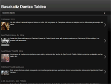 Tablet Screenshot of basakaitz-dantzataldea.blogspot.com