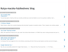Tablet Screenshot of kutya-hazikedvenc.blogspot.com