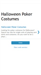 Mobile Screenshot of halloweenpokercostumes.blogspot.com