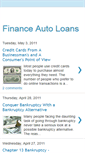 Mobile Screenshot of financeautoloans2010.blogspot.com