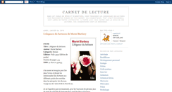 Desktop Screenshot of carnetdelecture.blogspot.com