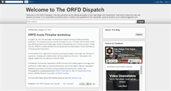 Desktop Screenshot of orfddispatch.blogspot.com