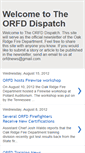 Mobile Screenshot of orfddispatch.blogspot.com