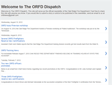 Tablet Screenshot of orfddispatch.blogspot.com