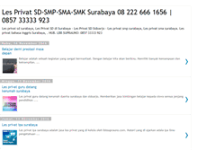 Tablet Screenshot of lesprivatdisurabaya.blogspot.com