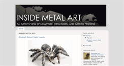 Desktop Screenshot of metal-artist-sculptor.blogspot.com